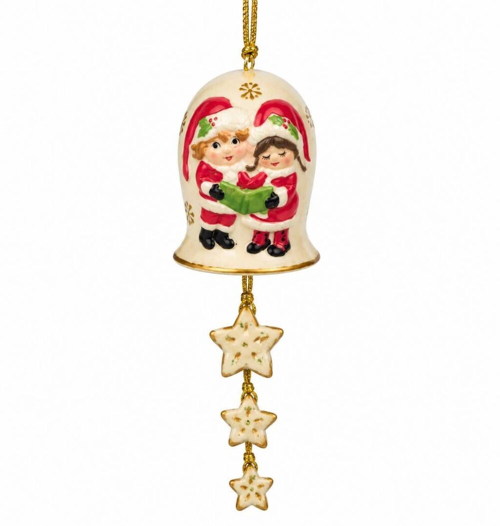 Jasco 1980 Christmas Chimes Caroler Bell Ornament